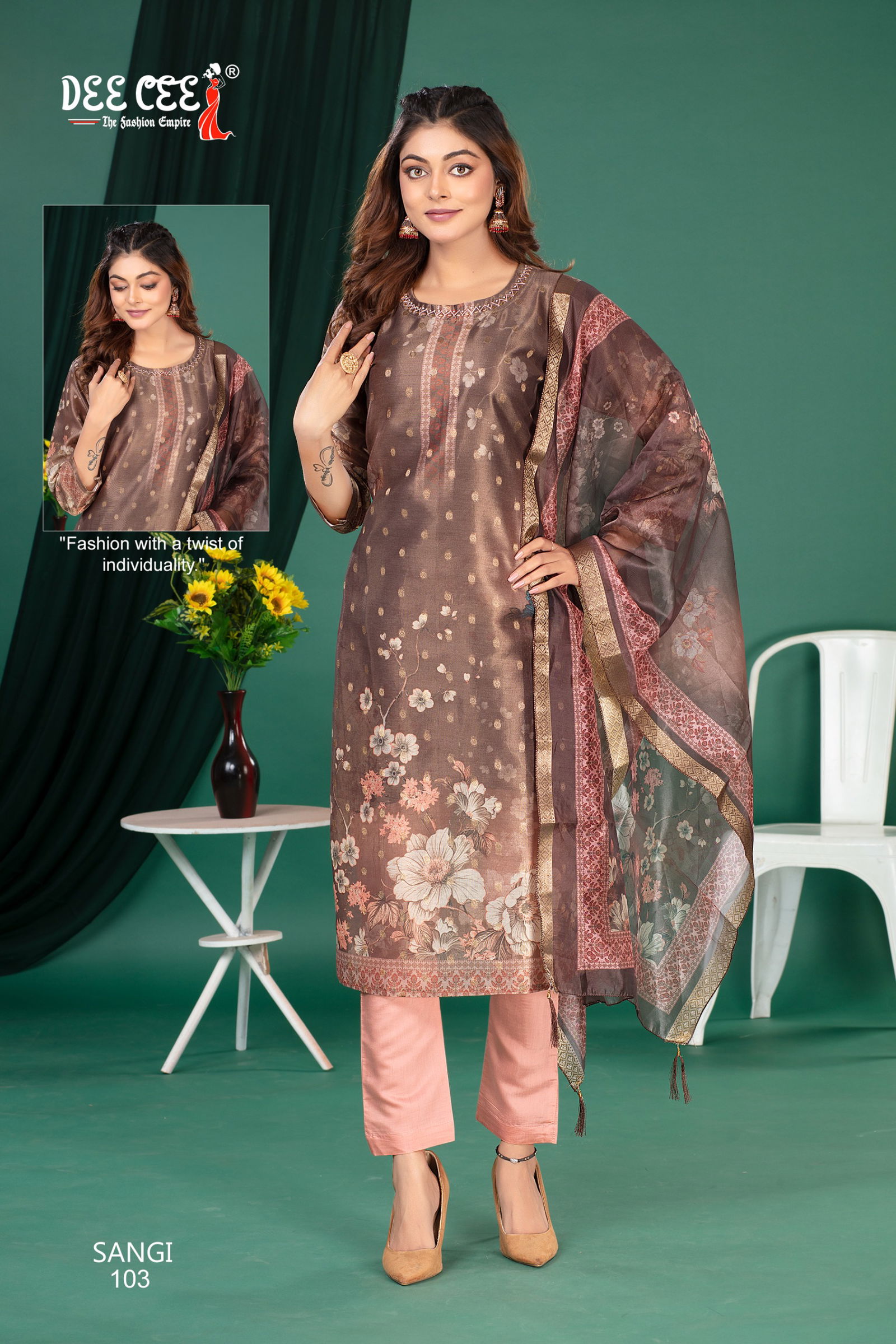 Sangi By Deecee Fancy Kurti With Bottom Dupatta Wholesale Shop In Surat